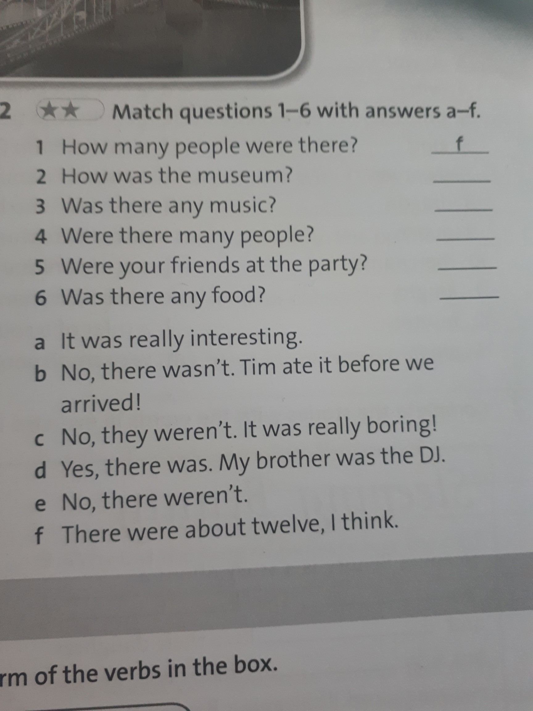 Match the questions with the texts