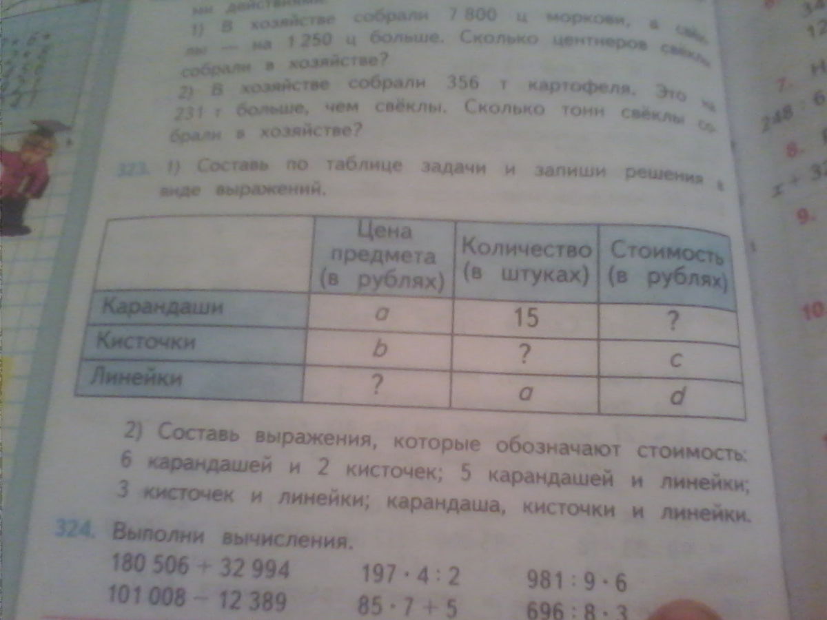 задача в одном пенале 6 карандашей